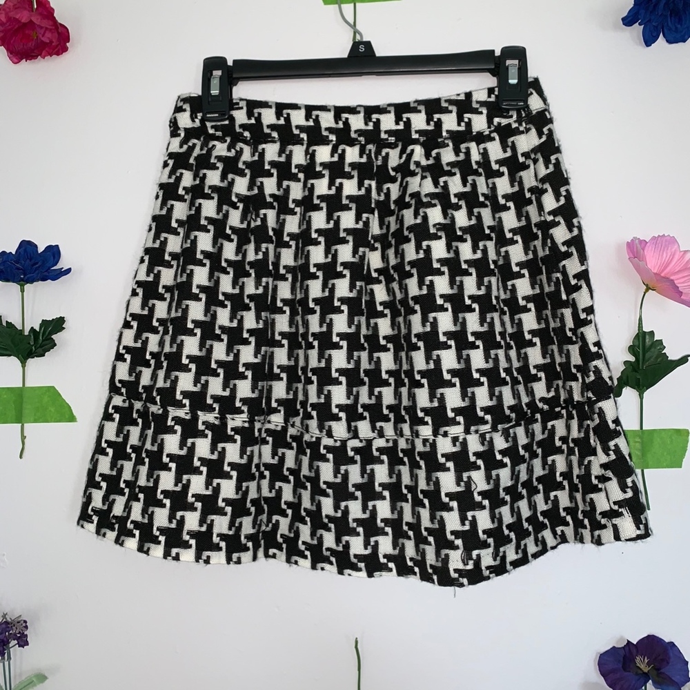 Houndstooth Skirt